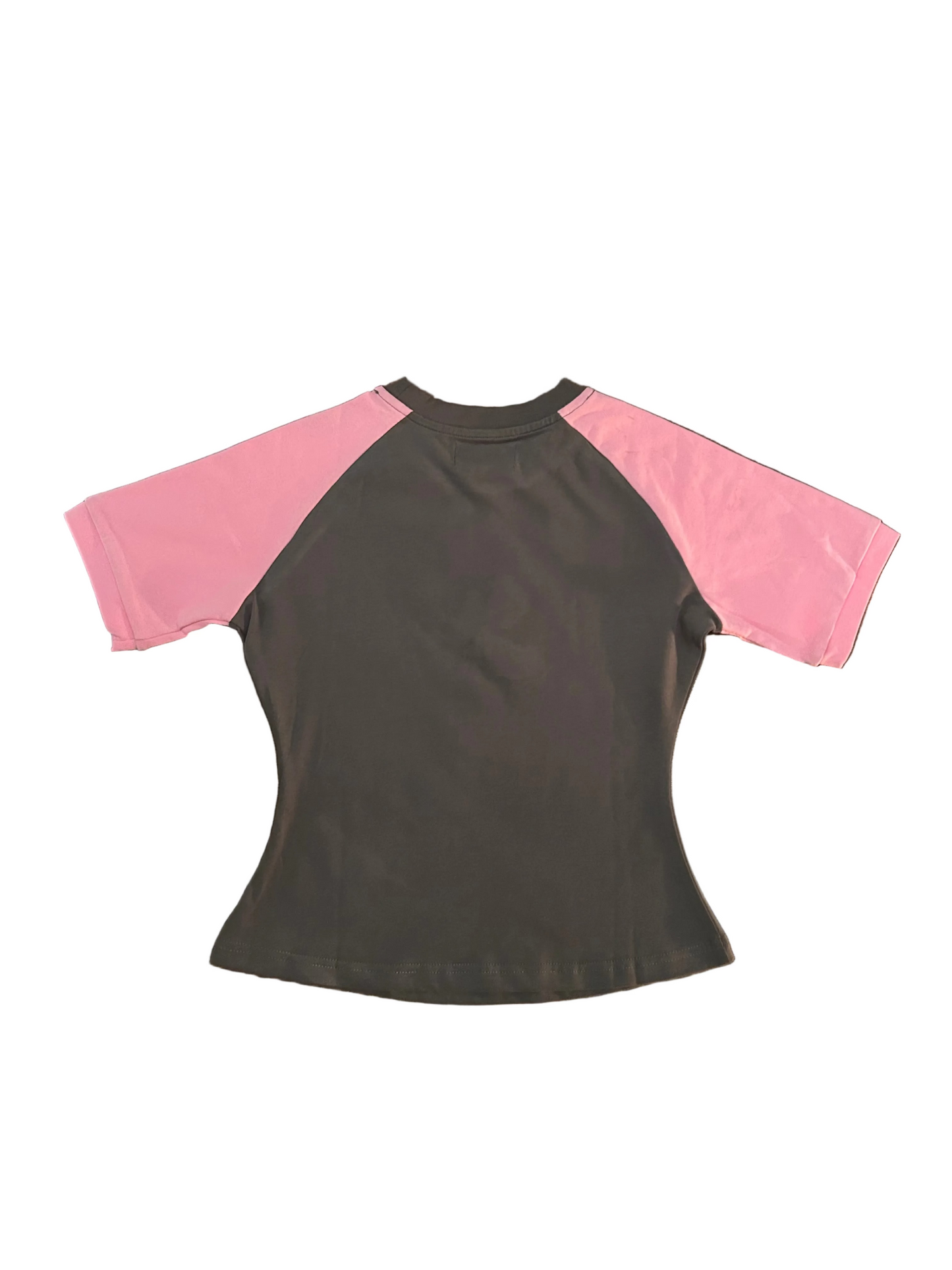 BUDGECHINNO BABY TEE (GREY & PINK)