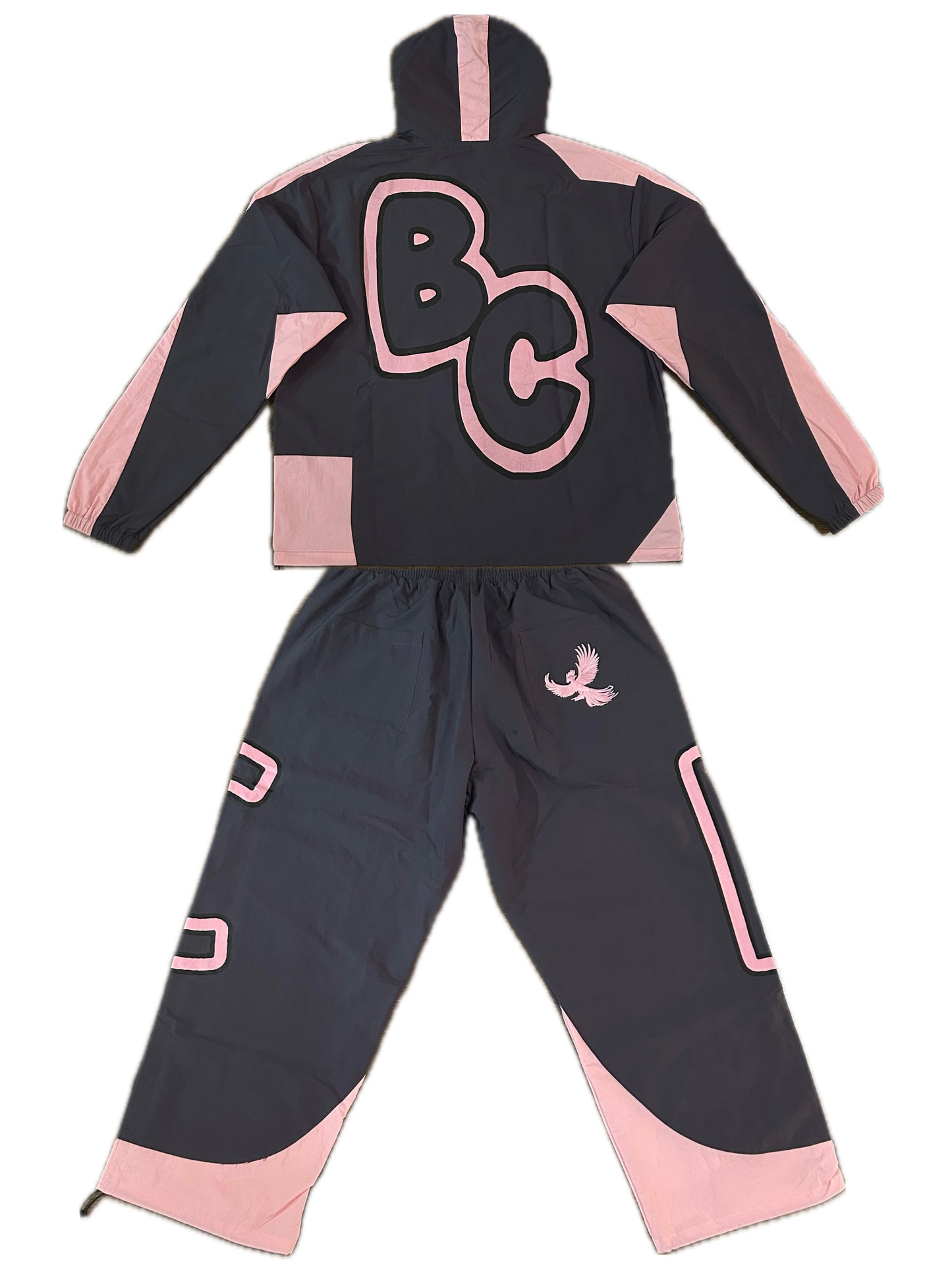 THE REBIRTH TRACKSUIT FULL SET (GREY & PINK)