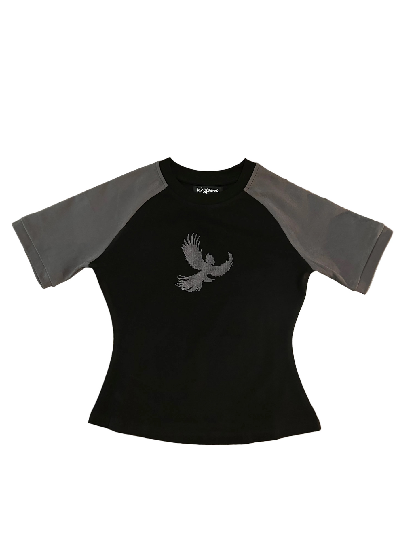 BUDGECHINNO BABY TEE (BLACK & GREY)