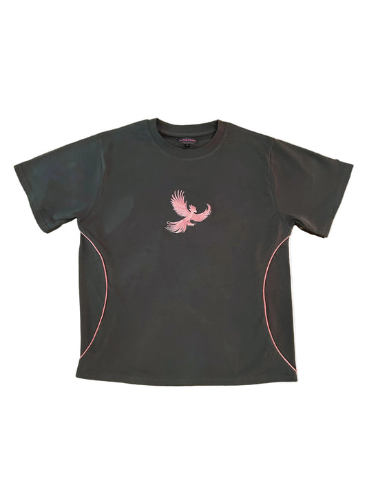 THE REBIRTH TEE (GREY & PINK)